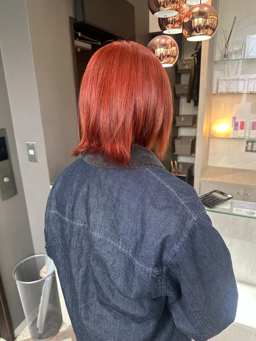 ミディアム カラー ベージュカラー ブリーチ ブラウンカラー 透明感カラー ピンクカラー ヘアカラー AYAKASA 暖色カラー/レイヤーのヘアスタイル