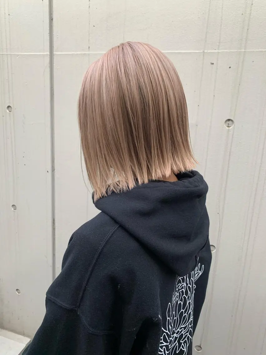 【🧑‍🎓ミニモ学割】　ケアブリーチ+フルカラー+カットの写真