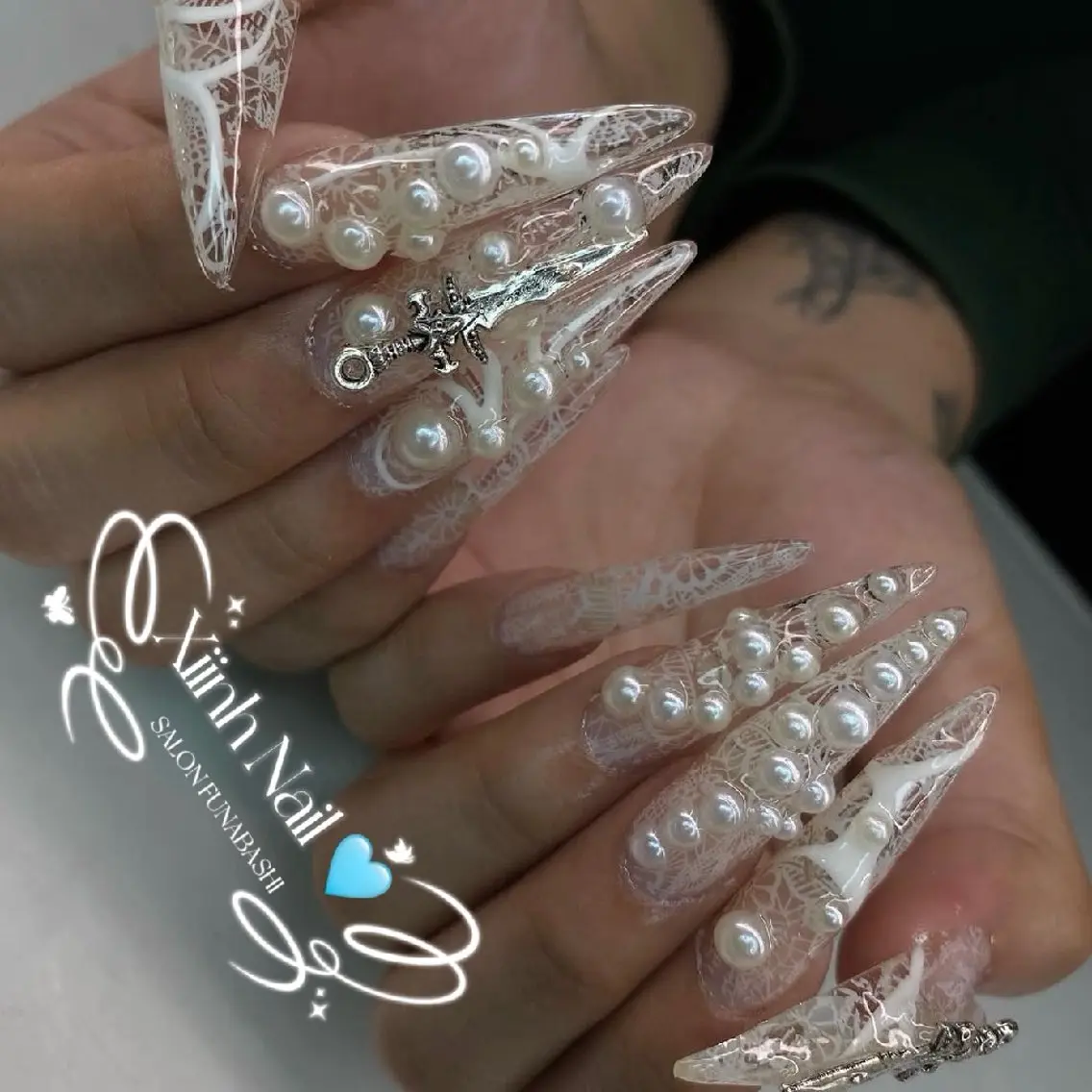 ネイル チークネイル 桜ネイル 長さ出し フットネイル ジェルネイル XIINHNAIL 船橋店　馬詰ちゃんのネイルデザイン