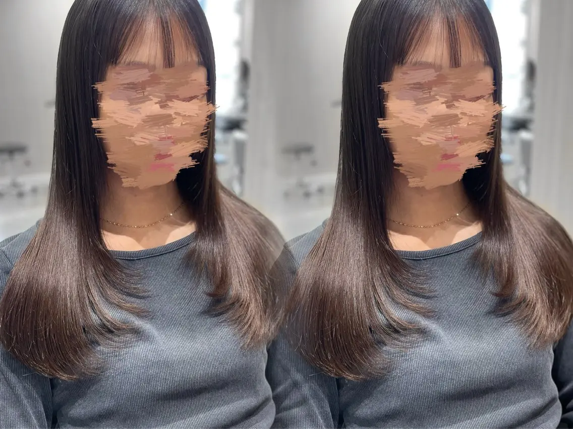 セミロング erina🌷新宿/ 艶カラー/レイヤーのヘアスタイル