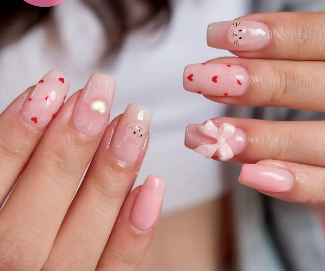 ネイル ハンドネイル By moonネイル 🌷ワンホン/韓国風のネイルデザイン