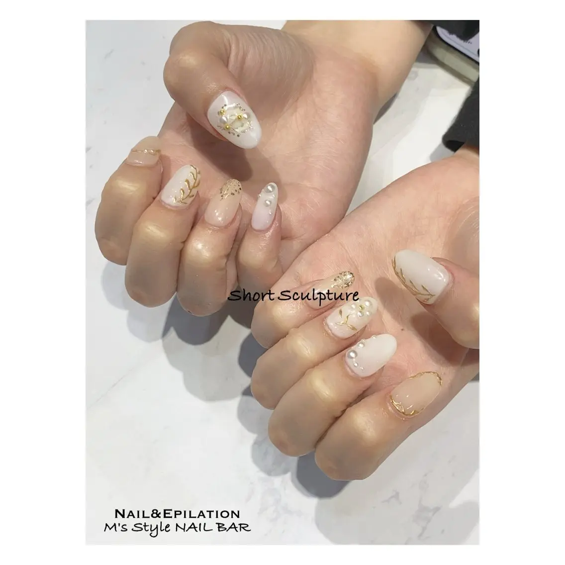 ネイル 成人式 フットネイル フレンチネイル ジェルネイル 韓国ネイル ハンドネイル M's Style NAIL BARのネイルデザイン