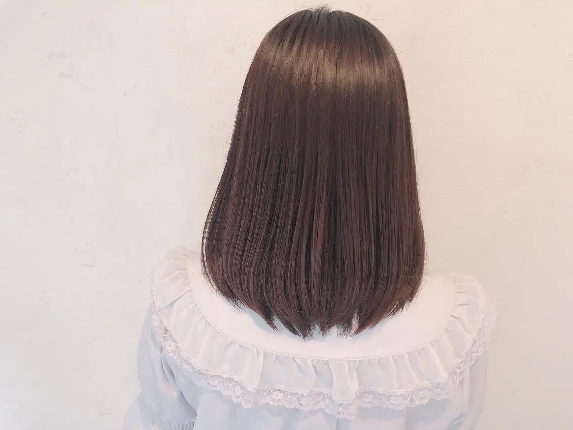 ミディアム カラー 伊藤 さやかのヘアスタイル