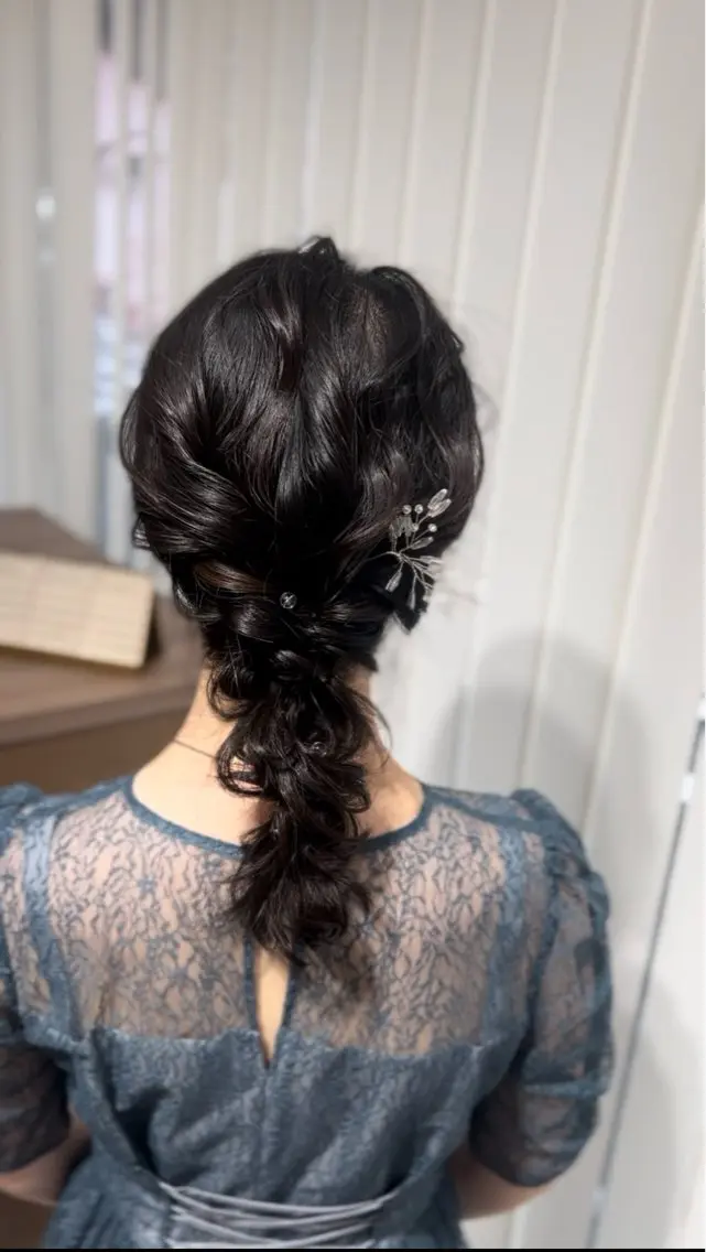 ミディアム ヘアアレンジ ブリーチモデル✂︎ カラー特化✨ひかり/のヘアスタイル