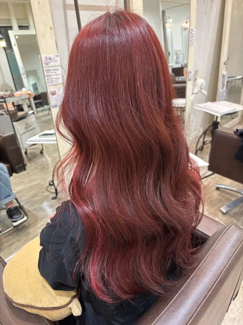 ロング カラー hina🎀🪽 /艶カラー/大曽根駅のヘアスタイル