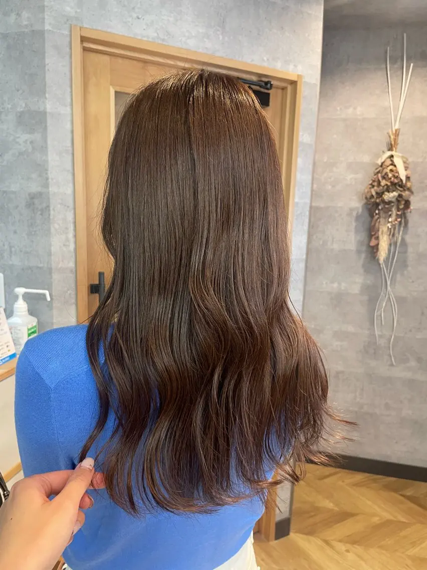 ロング カット ヘアカラー トリートメント ヘッドスパ 艶髪 🌸木下なつみのヘアスタイル