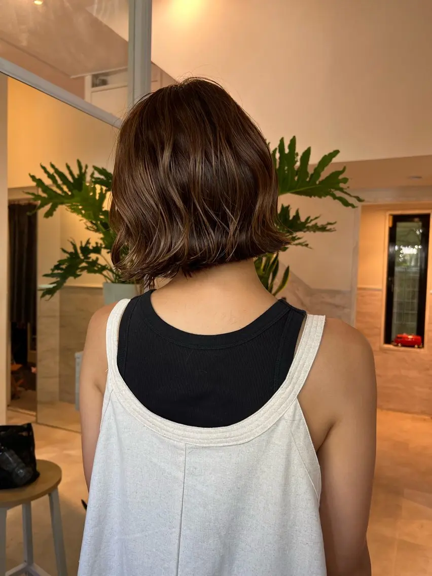 ショート パーマ ショートヘア 浅倉一馬のヘアスタイル
