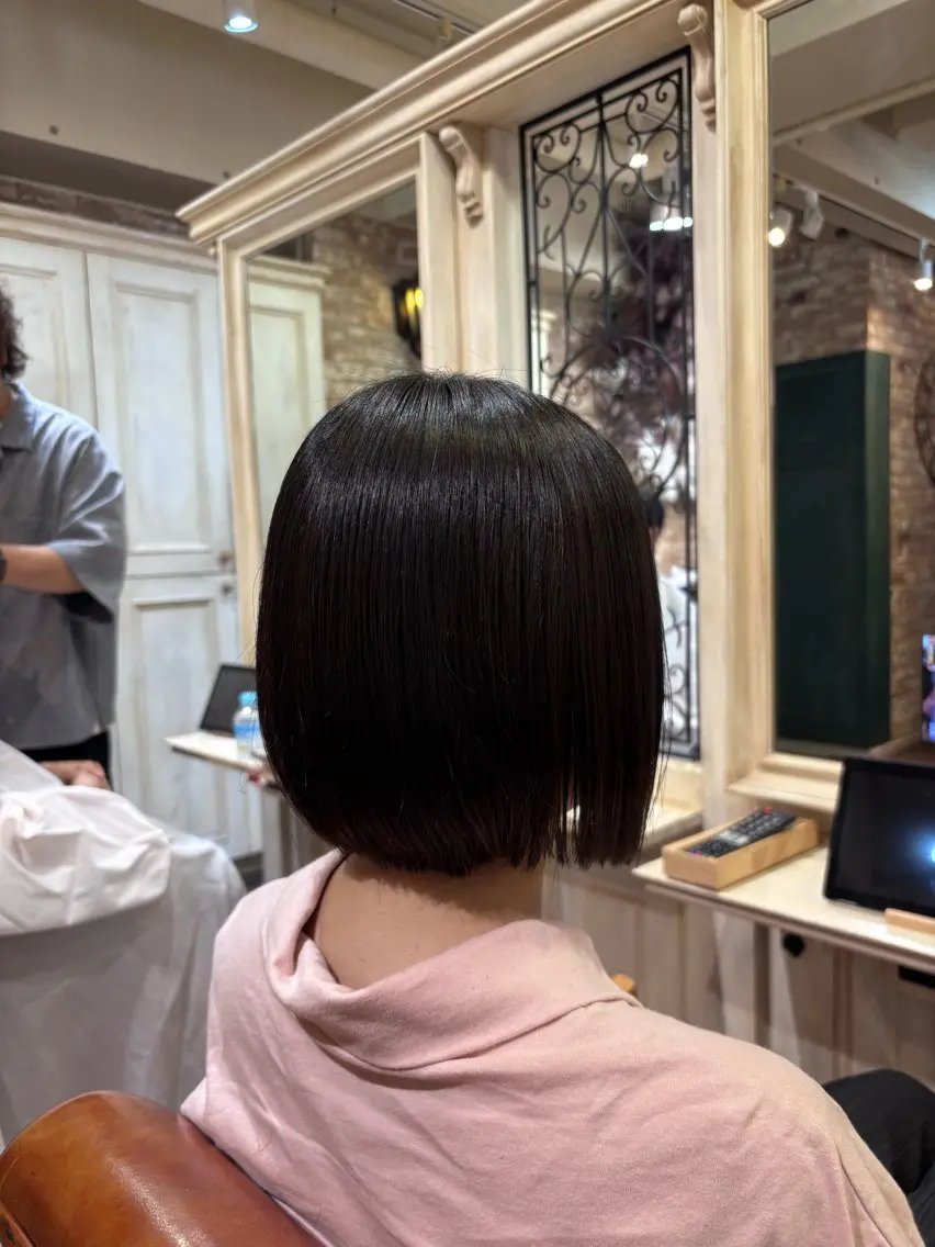 ショート カット 縮毛矯正 田尾 凌雅のヘアスタイル