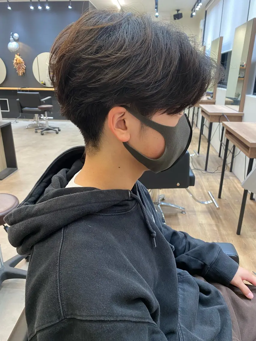 パーマ メンズ カット パーマ BLEACHi高崎店 /湯浅泳作のヘアスタイル