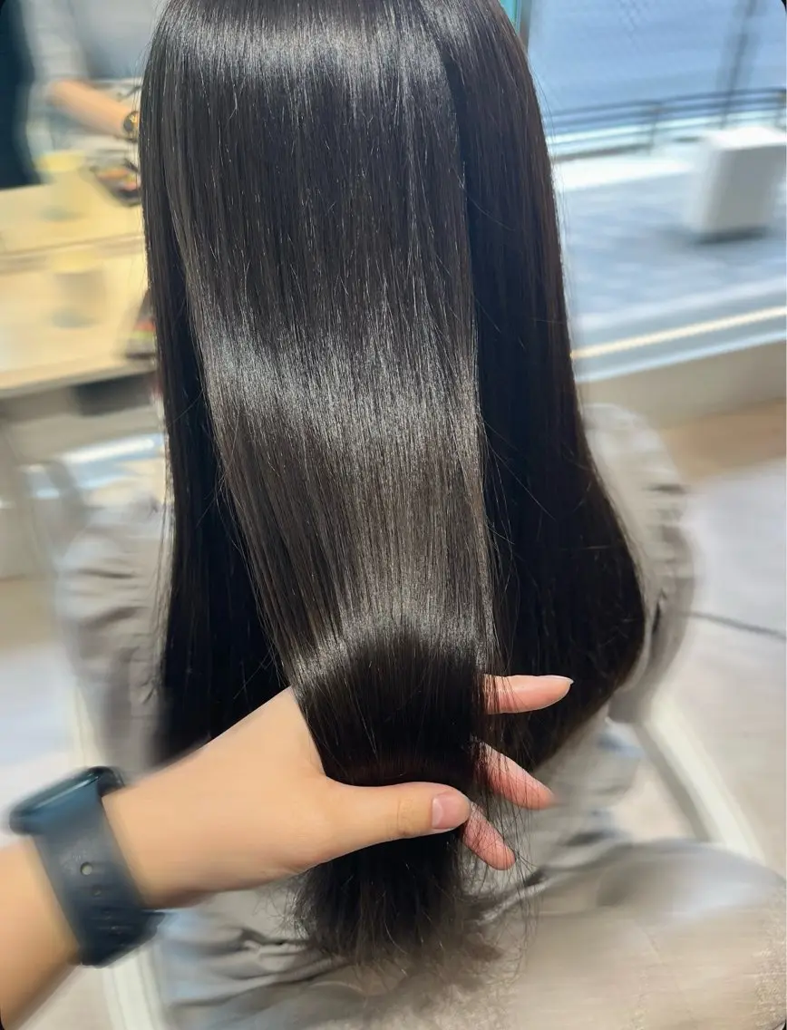 ロング カラー ヘアカラー トリートメント CreBiA🫧名駅 馬場のヘアスタイル