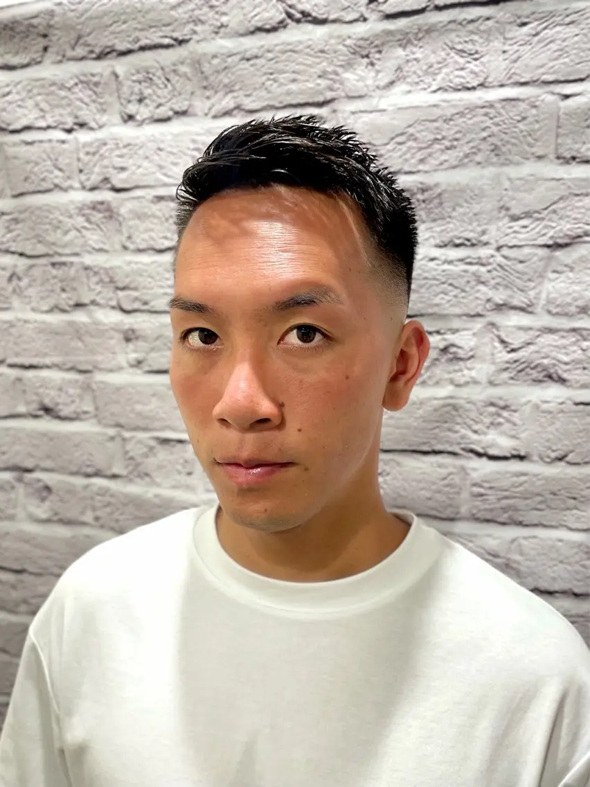 ショート メンズ 新崎 彩翔のヘアスタイル