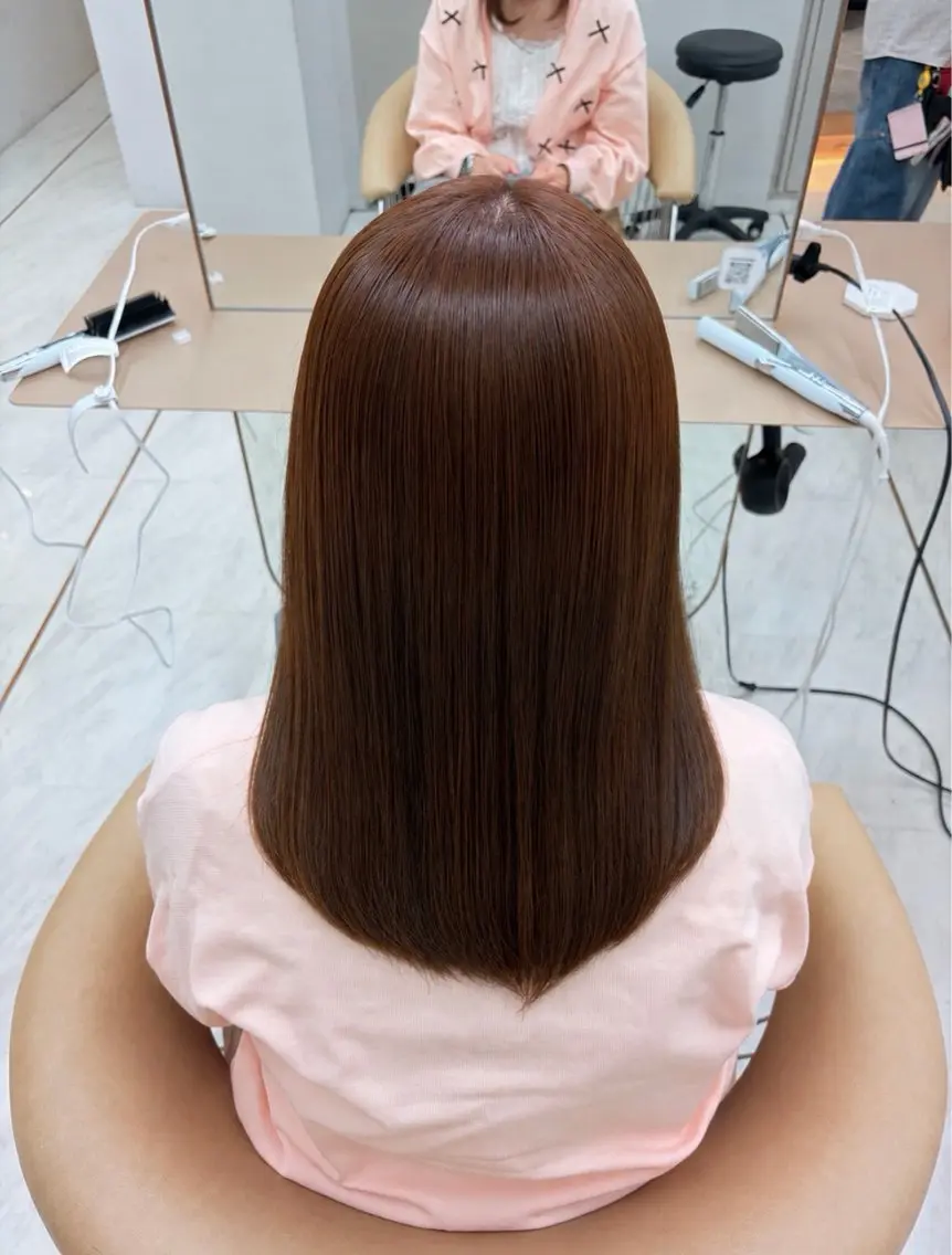 ミディアム カラー ヘアカラー トリートメント 池袋/透明感カラー♡ KARENのヘアスタイル