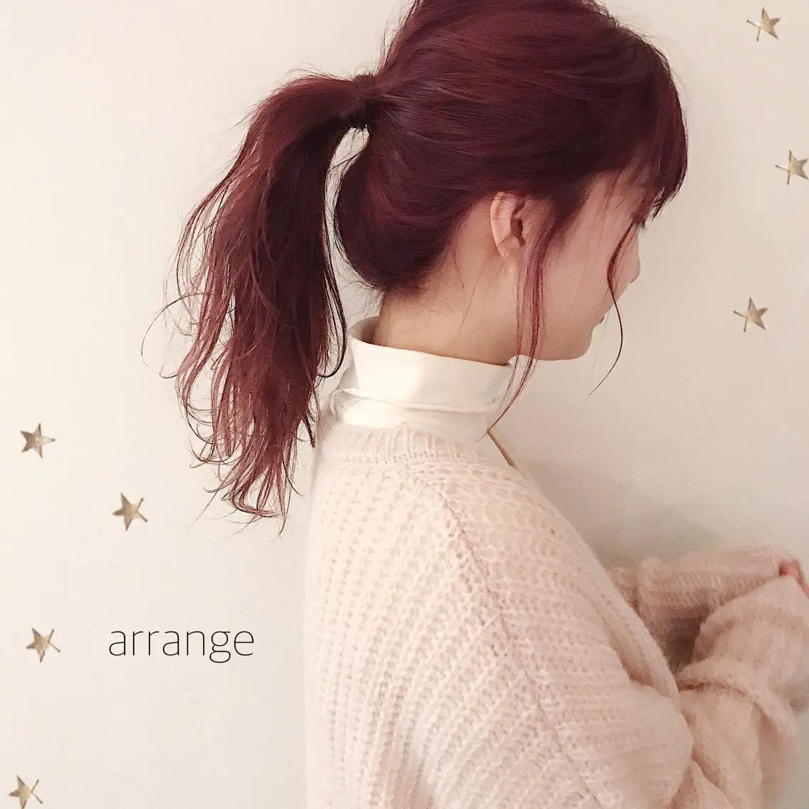 セミロング ヘアカラー 市川 千夏のヘアスタイル