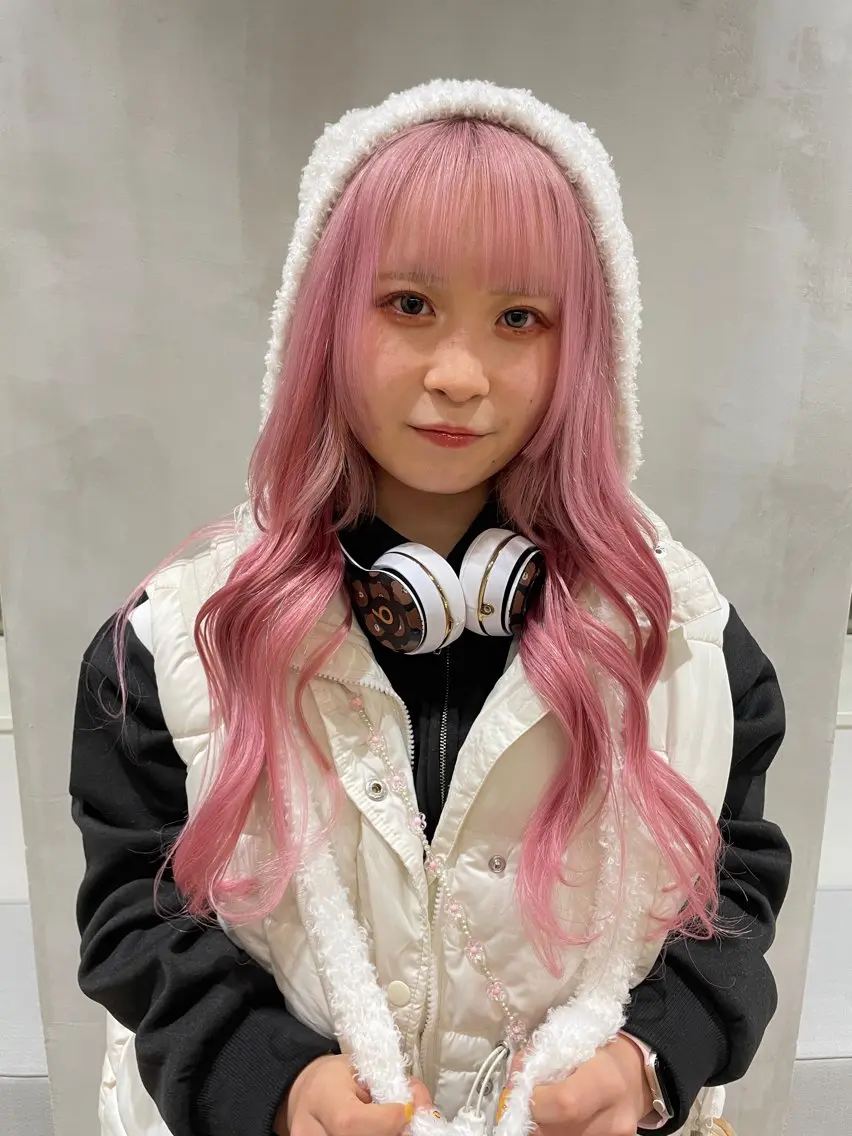 ロング カラー ヘアアレンジ カット ヘアカラー エクステ 🪸店長ハイトーン エクステmisakiのヘアスタイル