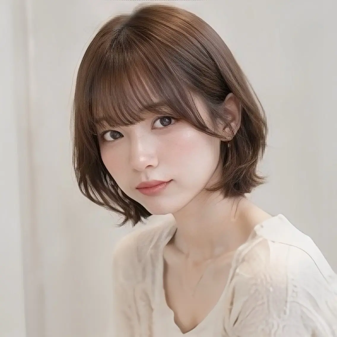 ショート カット レイヤー/顔まわり /縮毛矯正/おばかんのヘアスタイル