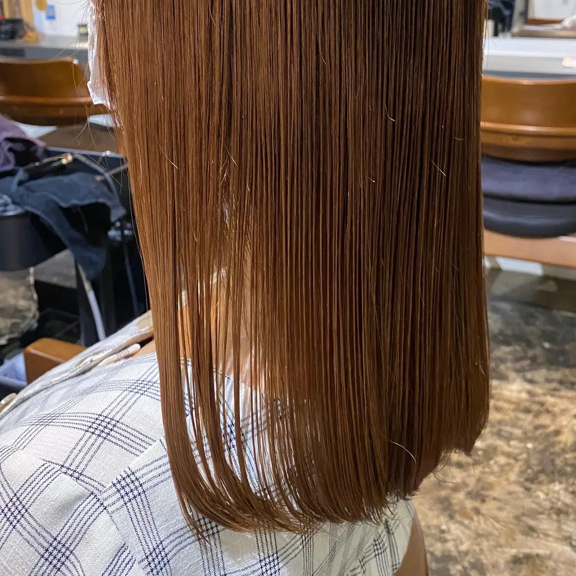 ロング マンツーマン女性 美容師 奏のヘアスタイル