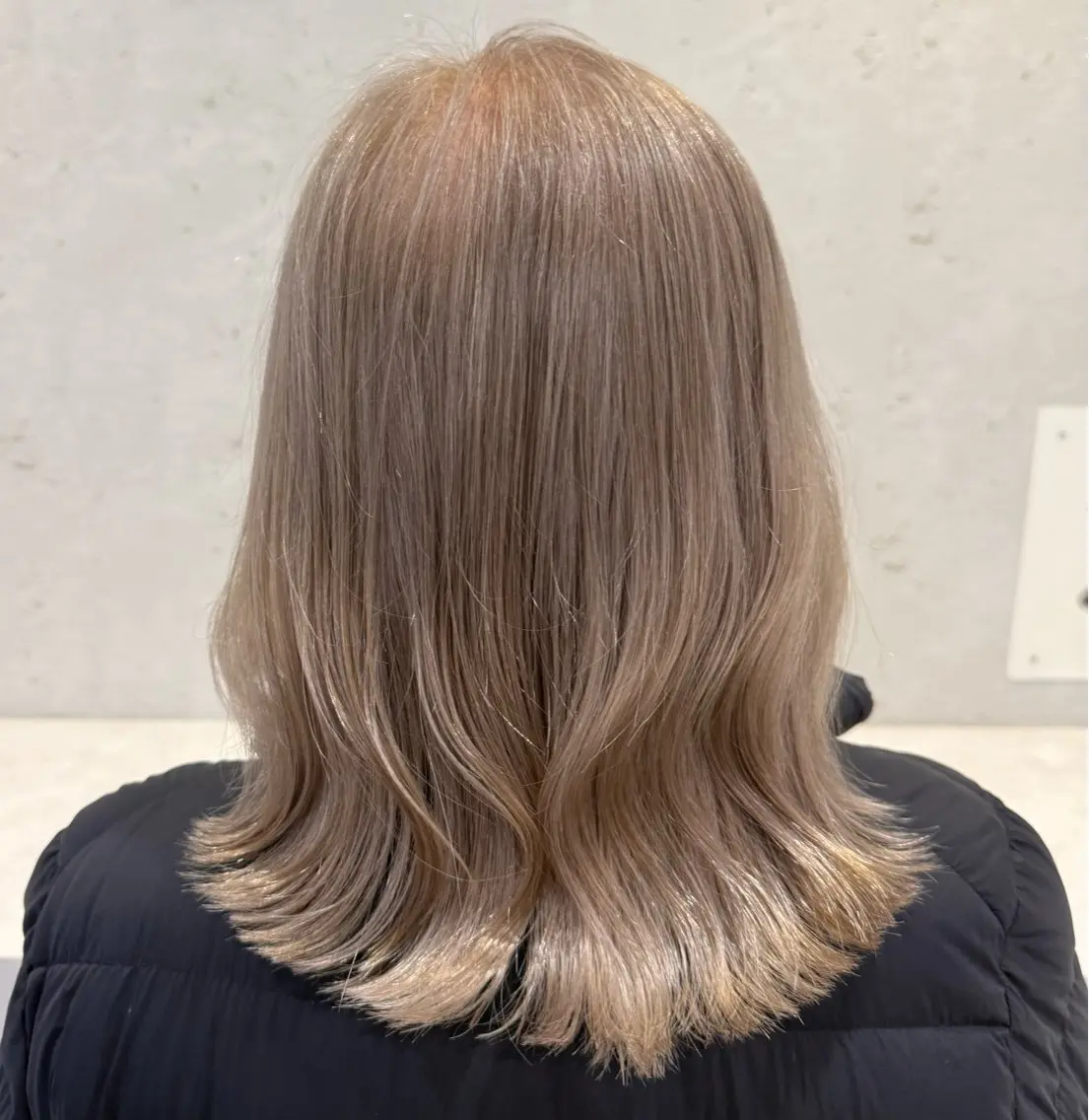 ミディアム カラー カット ヘアカラー トリートメント 白髪率別白髪ぼかし /なおき/表参道のヘアスタイル