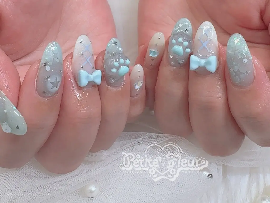 ネイル ❁⃘*。Petite fleur❁⃘*りさのネイルデザイン