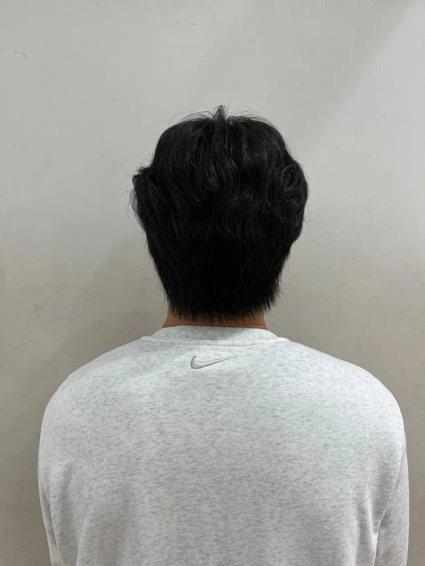 パーマ メンズ 荒川 三希のヘアスタイル
