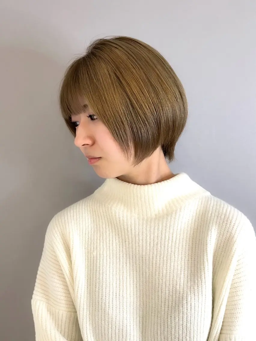 ショート カラー ヘアカラー Grow by NYNY 坂本 理輝のヘアスタイル