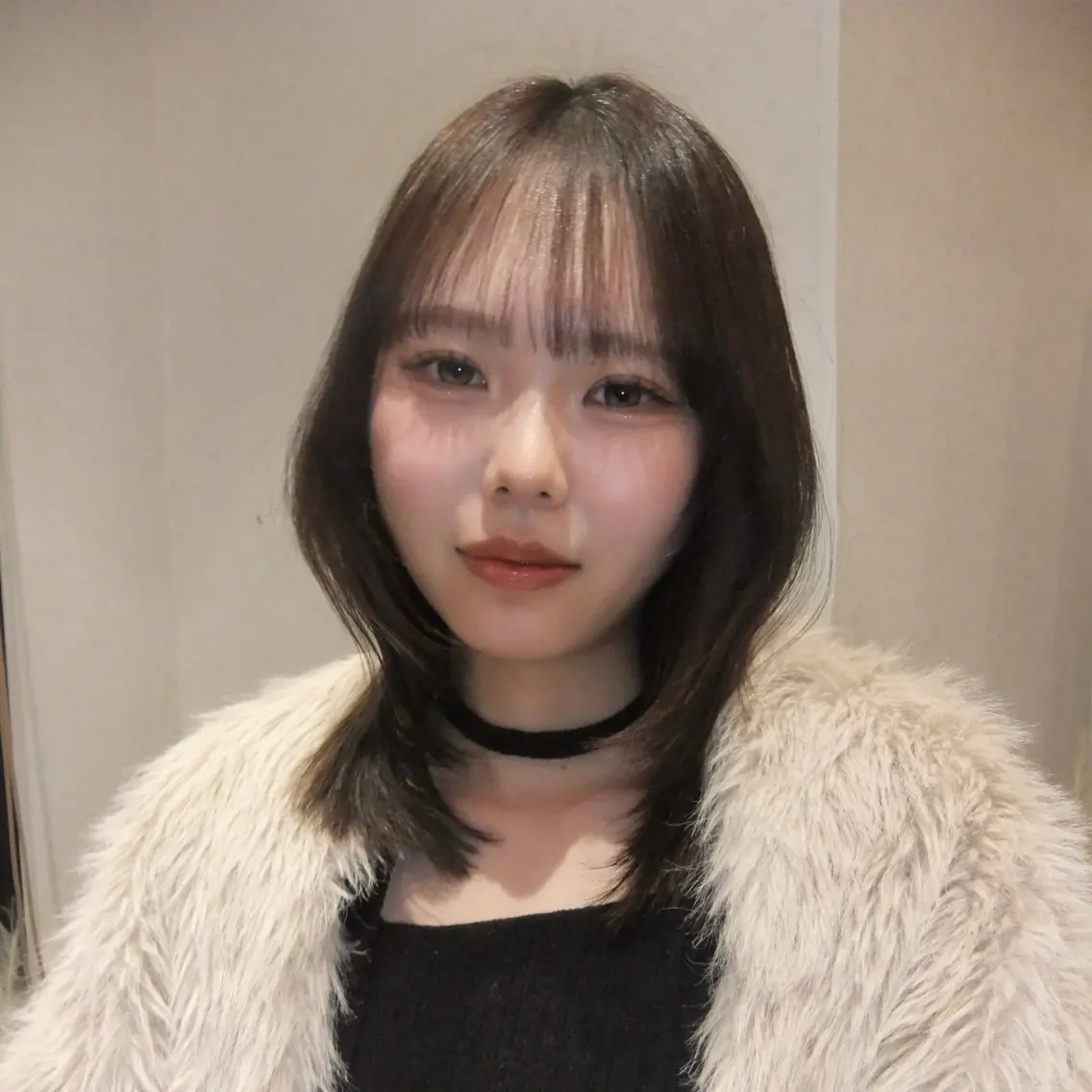 ミディアム カラー カット ヘアカラー トリートメント レイヤー/似合わせ/ yuan⟡.·のヘアスタイル