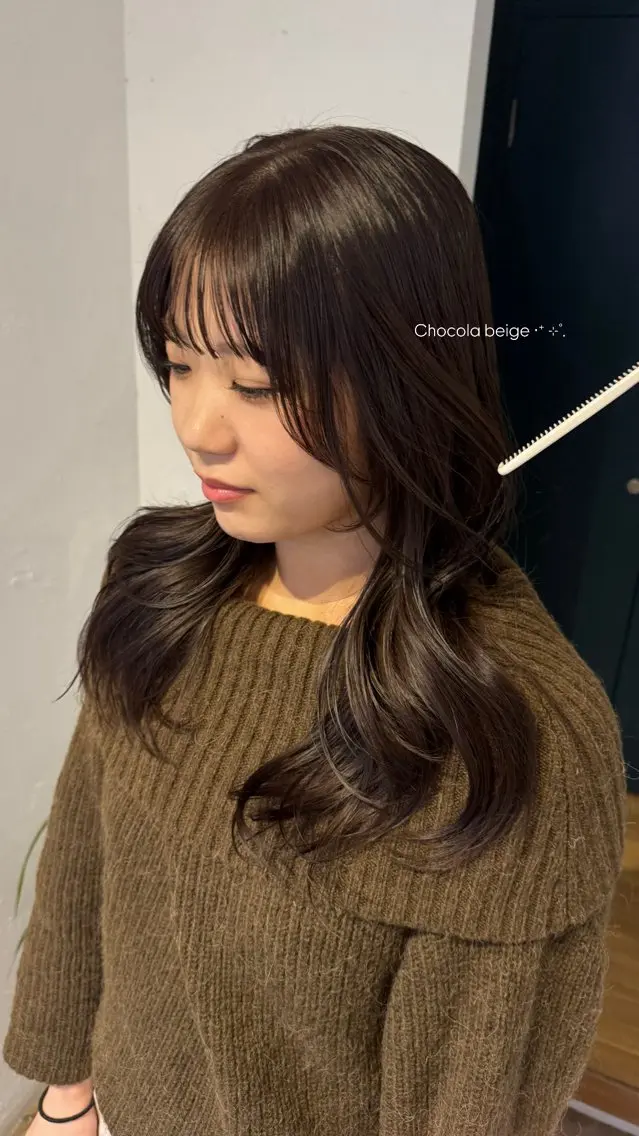 ロング カラー ヘアアレンジ 透明感カラー 顔周りカット カット ヘアカラー ᵐⁱᵏⁱᵏᵒ / レイヤー★のヘアスタイル