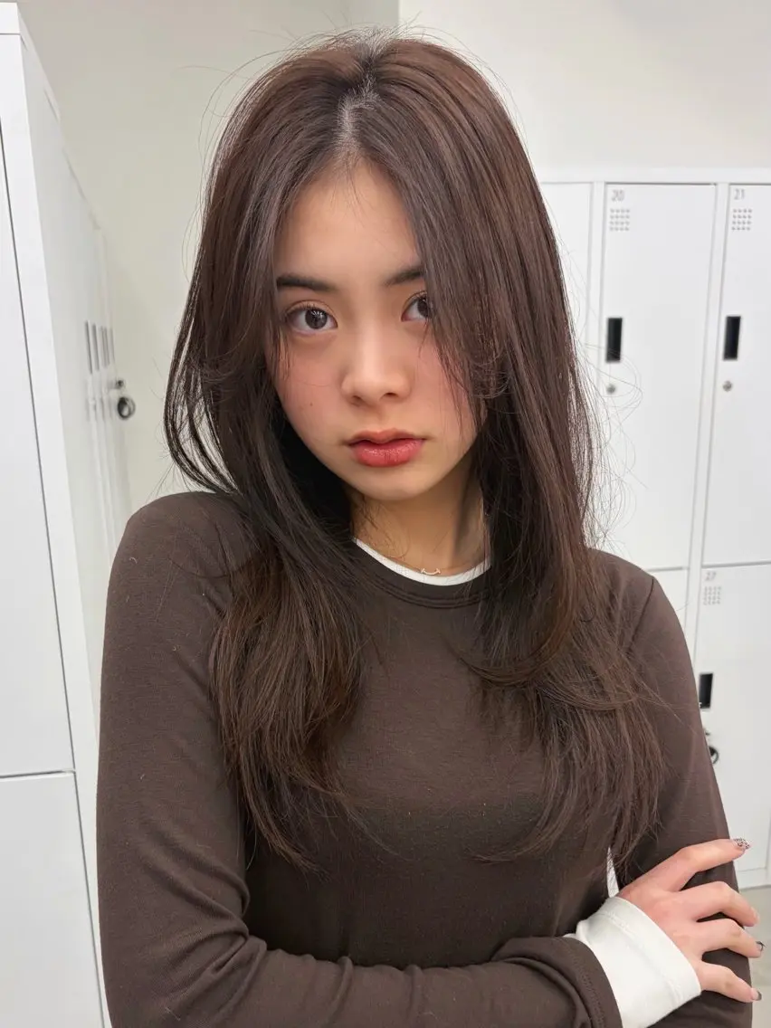 ロング くろかわ まいのヘアスタイル