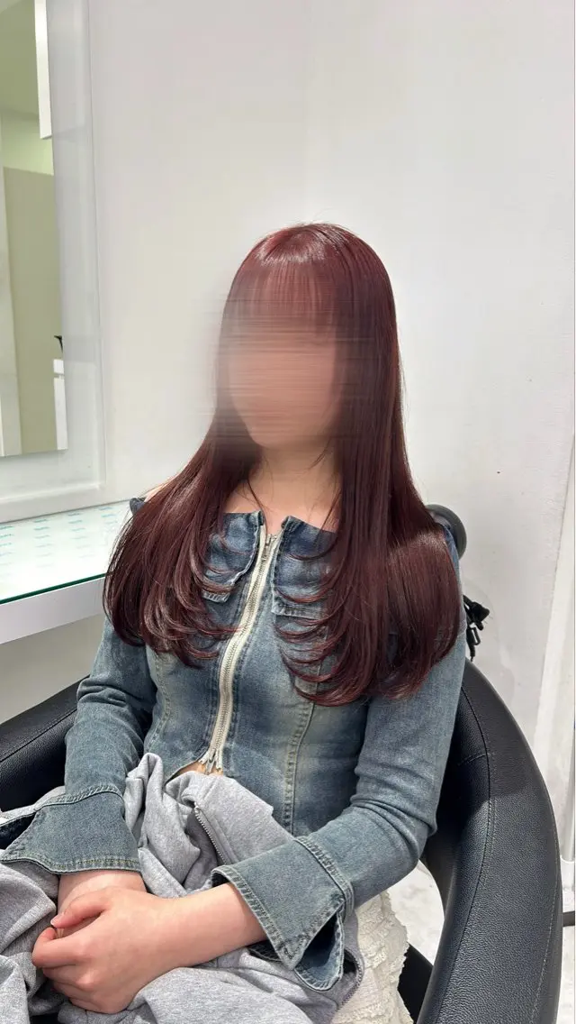 ロング カラー ヘアアレンジ カット ヘアカラー トリートメント ブリーチ無し透明感 🕊AZUSAのヘアスタイル