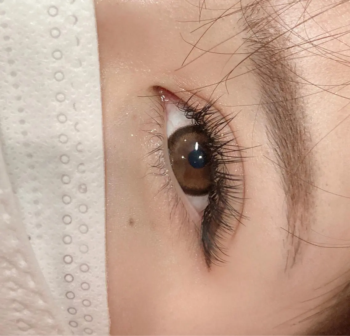 マツエク・マツパ Cカール フラットラッシュ Eye Glossのマツエク・マツパデザイン