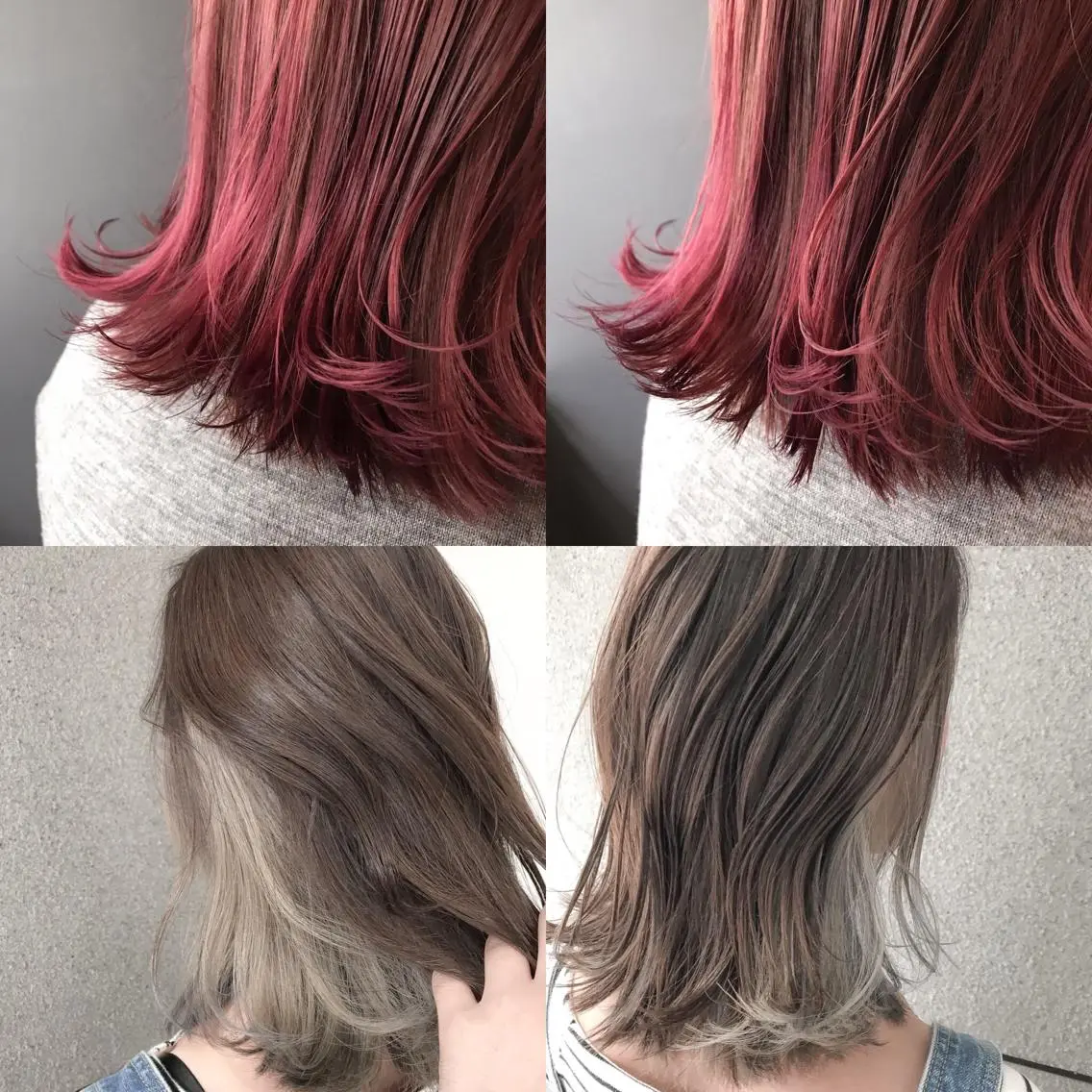 ショート カラー グラデーションカラー インナーカラー カット ヘアカラー BOX mico.のヘアスタイル