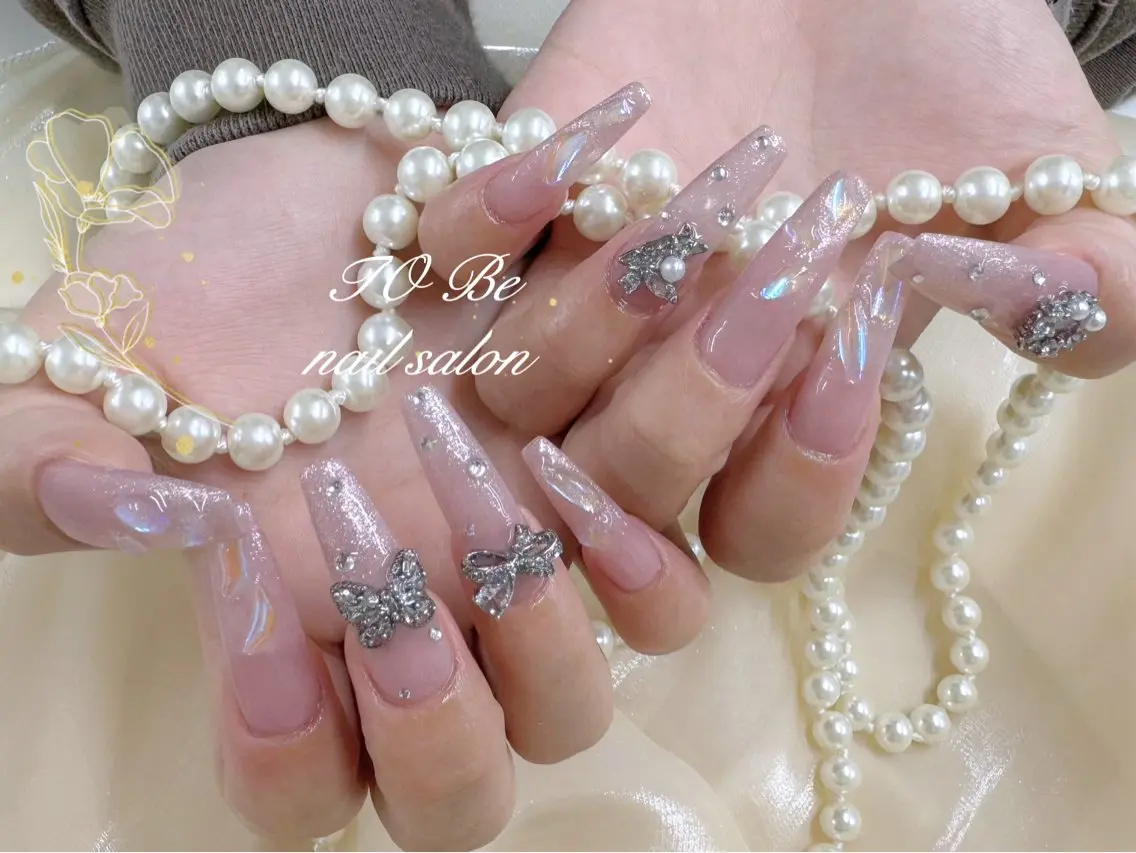 ロング ハンドネイル Nail Salon To Be珈月のネイルデザイン