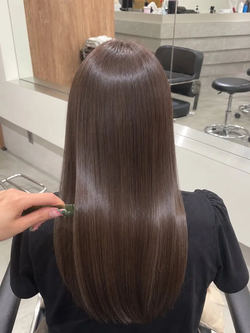 カラー ヘアカラー 髪質改善/艶カラー 大原愛果のヘアスタイル