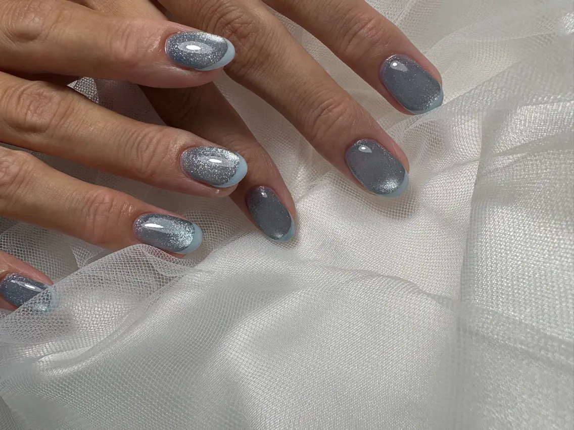 ネイル フレンチネイル マグネットネイル lathyrus. nailのネイルデザイン