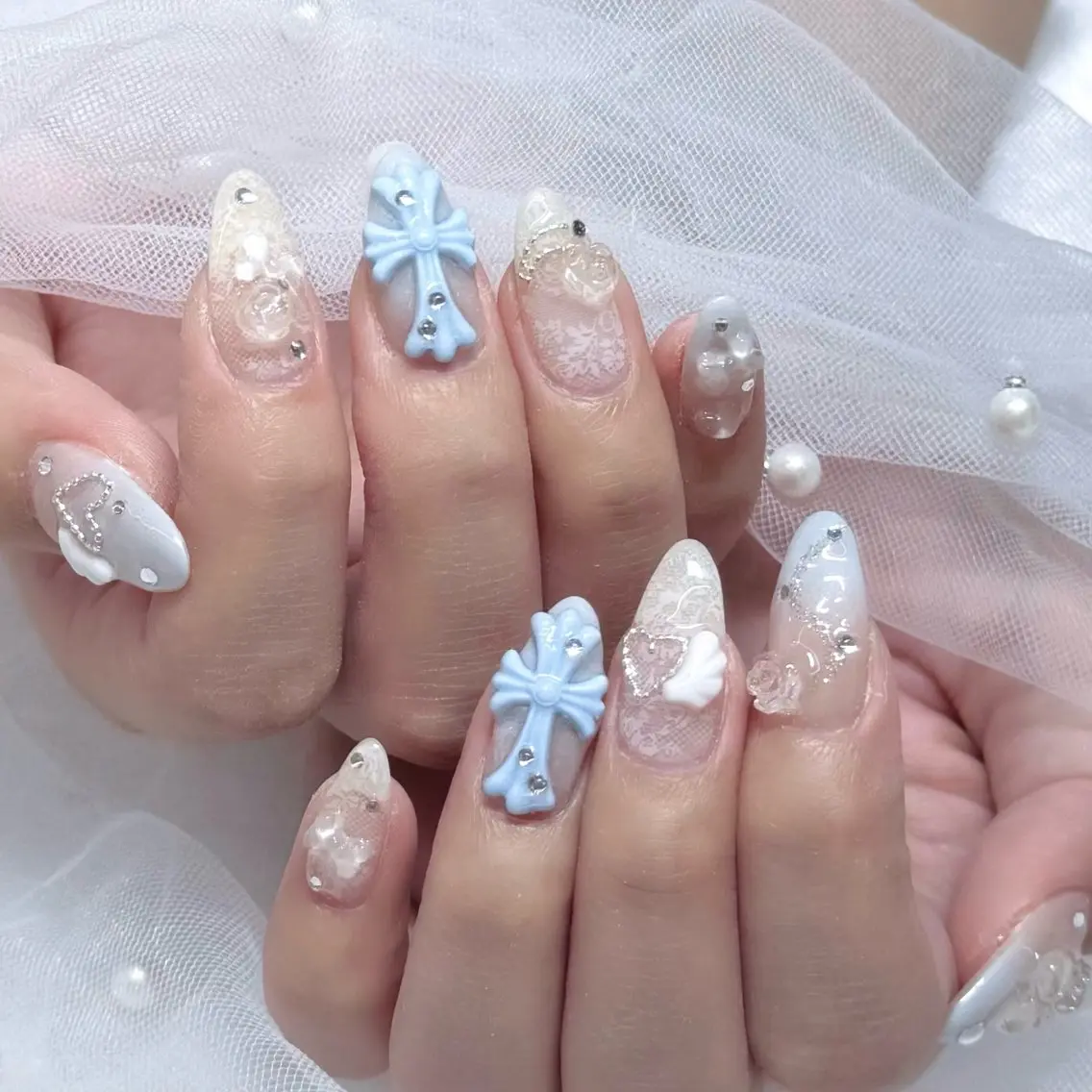 ネイル ハンドネイル ハンドケア Chizuru ☾ ໋のネイルデザイン