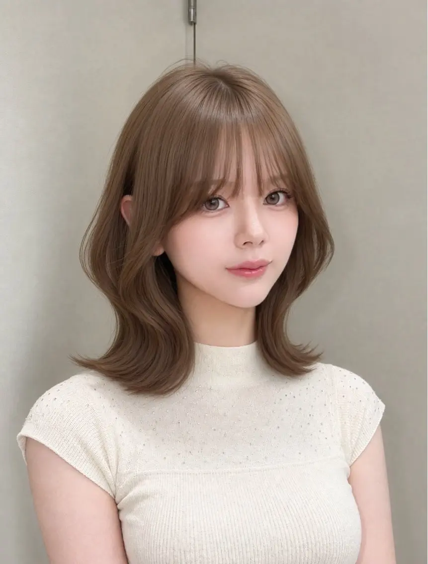 ミディアム ボブ 長めボブ toco.⋆𝜗𝜚 / レイヤーボブ໒꒱のヘアスタイル