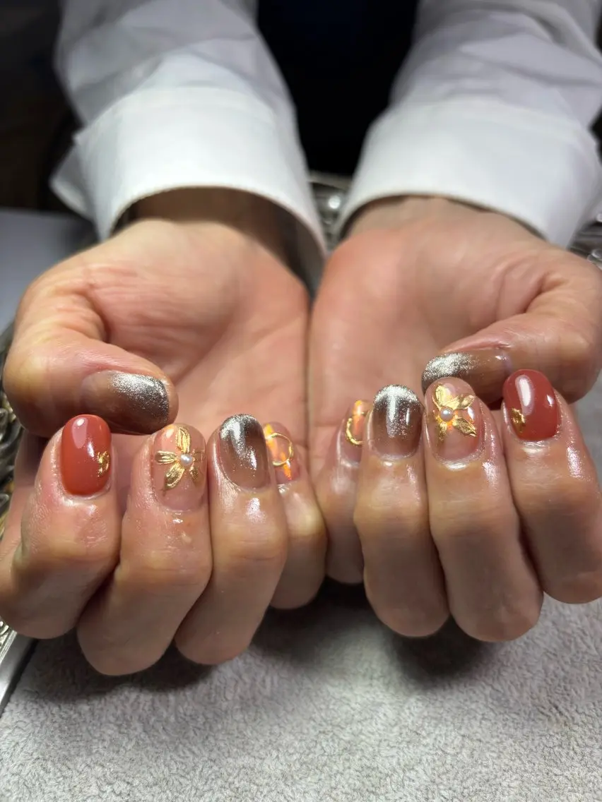 💅【オフ込み】12種✩定額月替わりネイル (🫧ウォーターケア+¥600)の写真