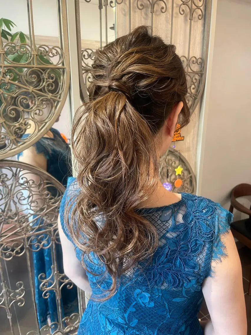 ヘアアレンジ ナカタ ユウナのヘアスタイル