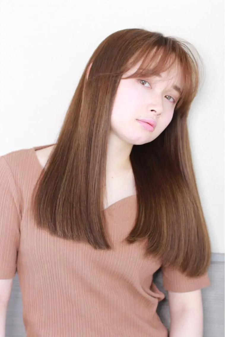 🌹顔周り縮毛矯正🌹&カット【当店はどのクーポンでもメンズも可能です🙆♀️!!】の写真