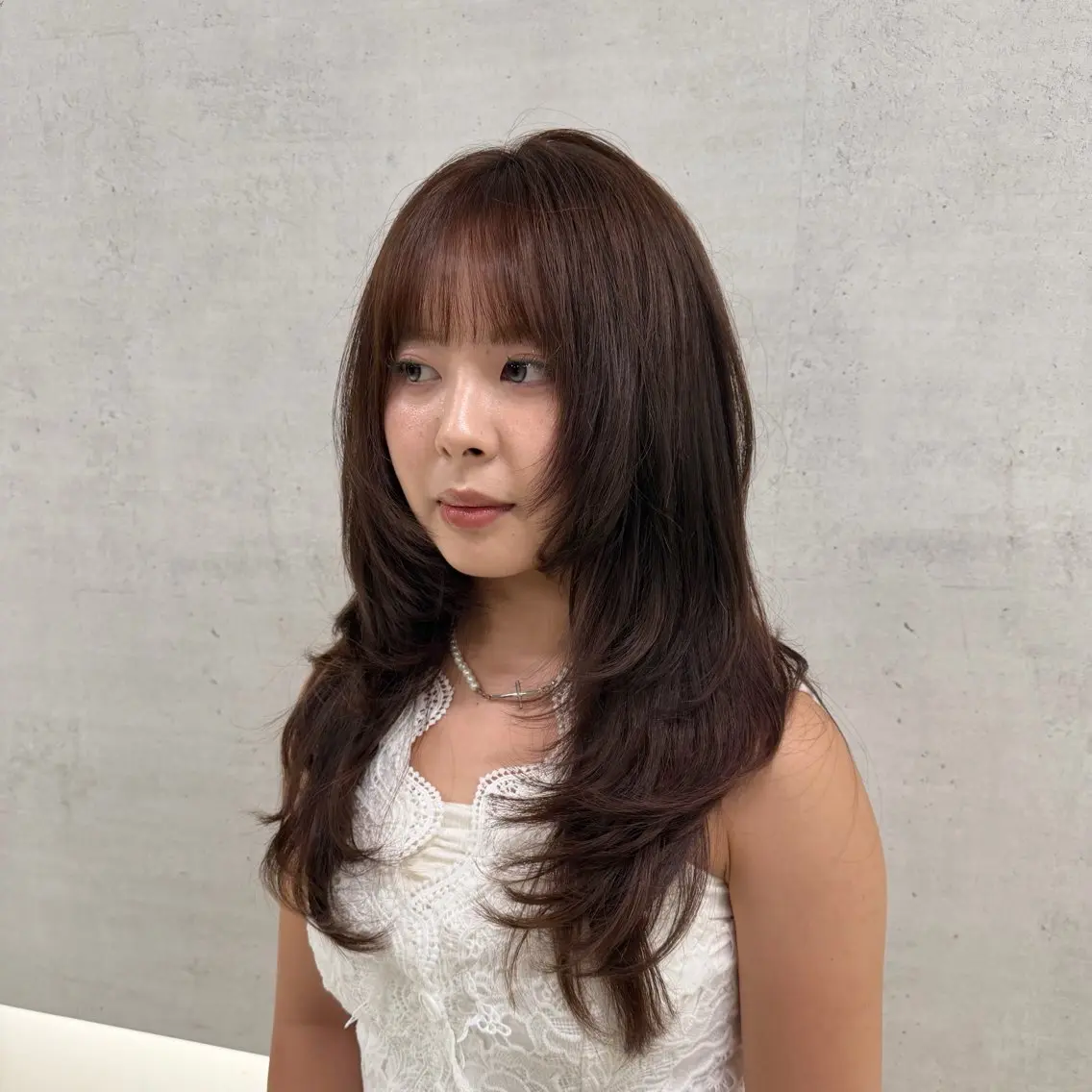 ロング カラー ヘアカラー はるな/透明感カラー /暖色カラーのヘアスタイル