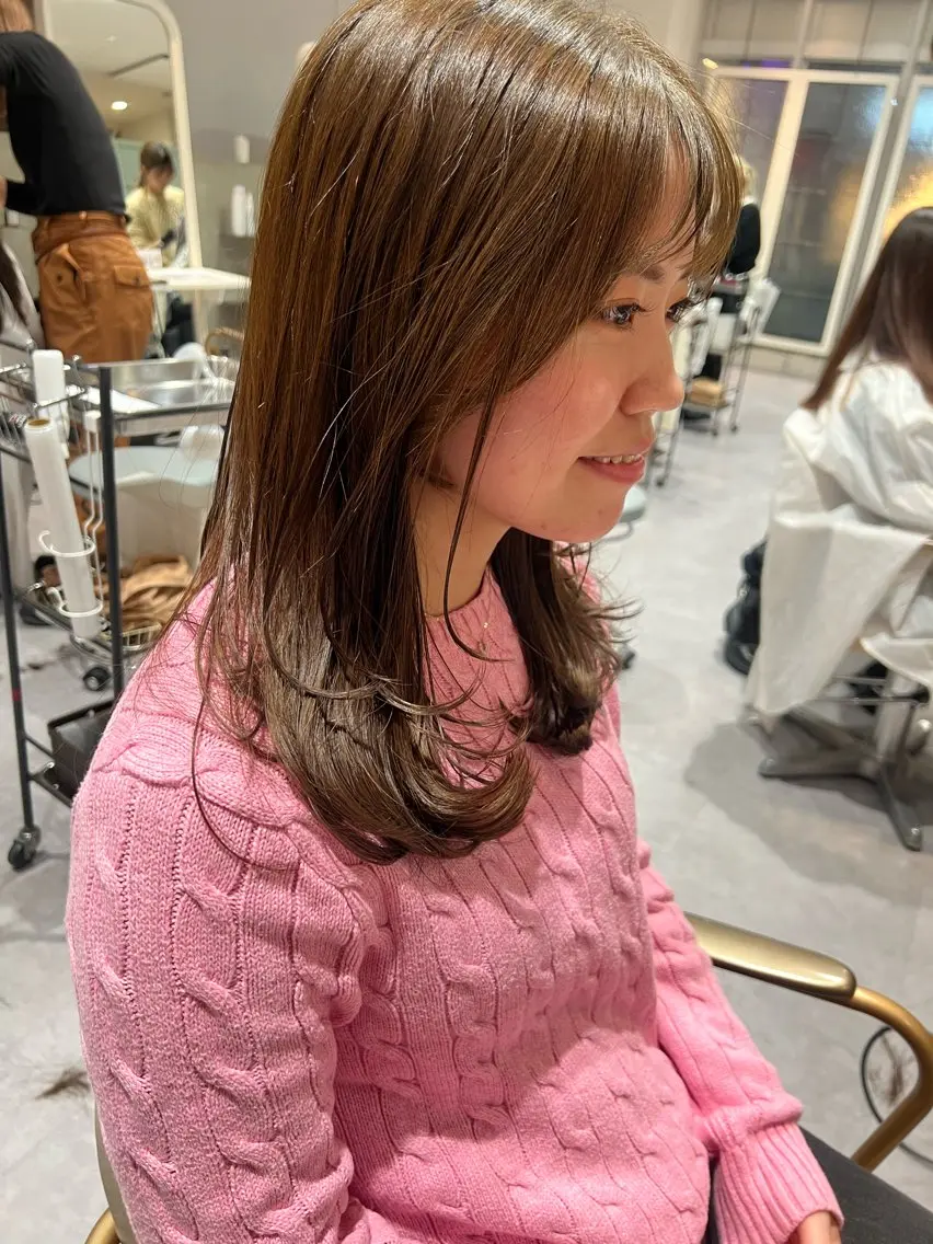 セミロング カラー ボブ指名No.1/ ボブパーマ/ユキのヘアスタイル