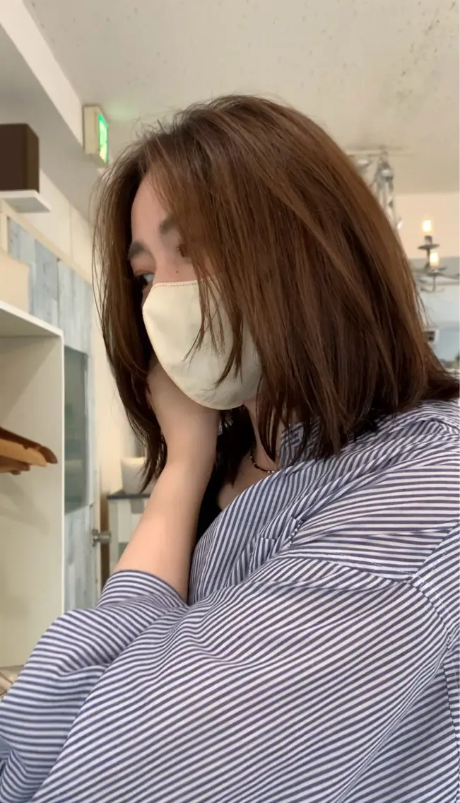 ミディアム MAKI AKANEのヘアスタイル