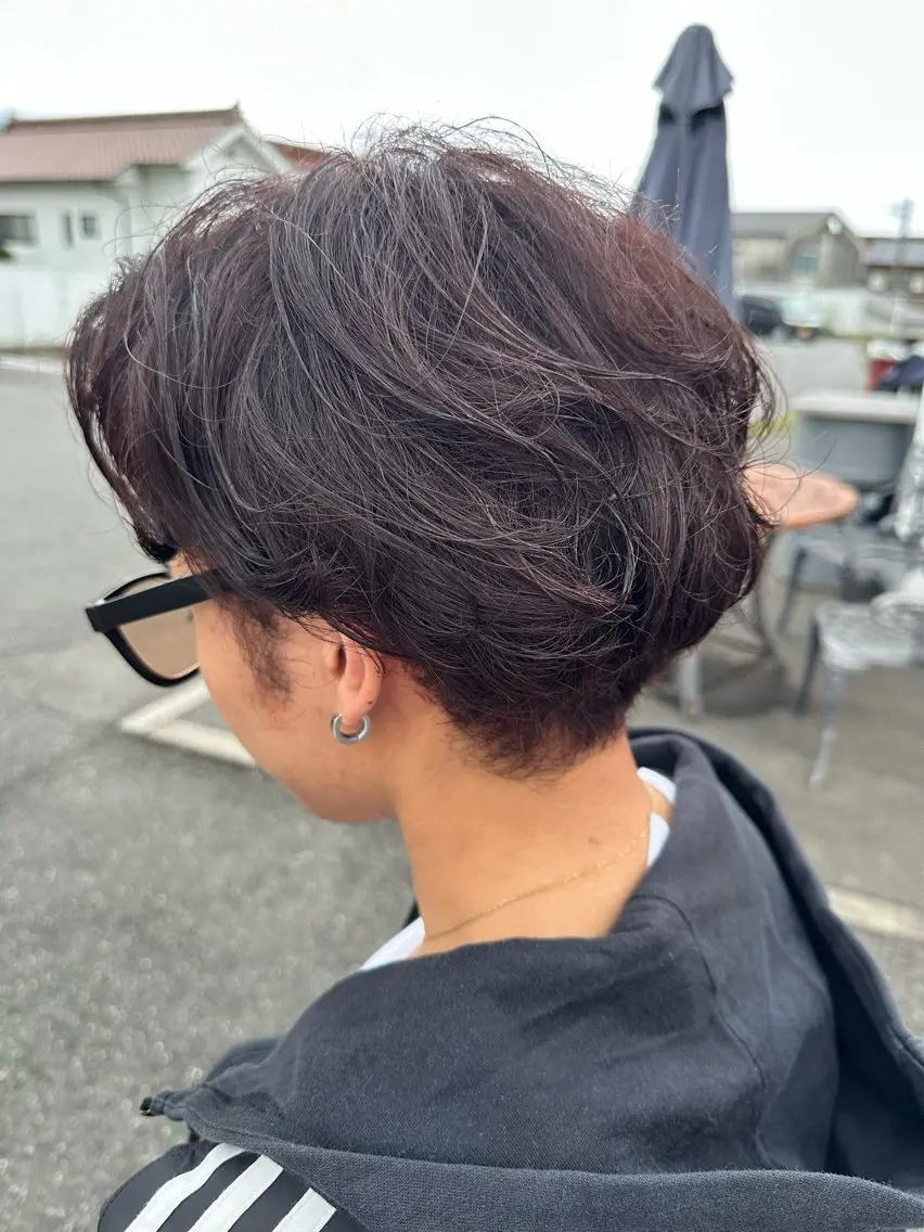 カラー ヘアカラー 中元 琉唯のヘアスタイル