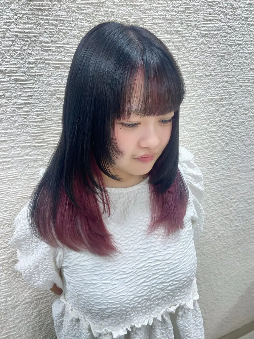 カラー ヘアカラー デザインカラー/メ イク/平塚/Aikaのヘアスタイル