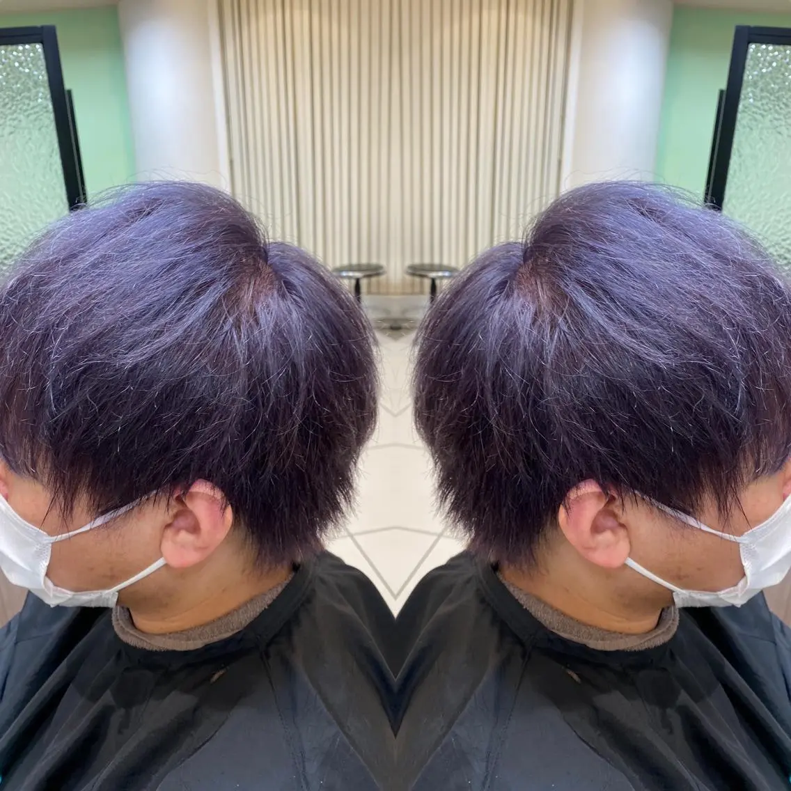 ショート アッシュ カット ヘアカラー トリートメント 髪質改善カラー/店長 宮内秀峰のヘアスタイル