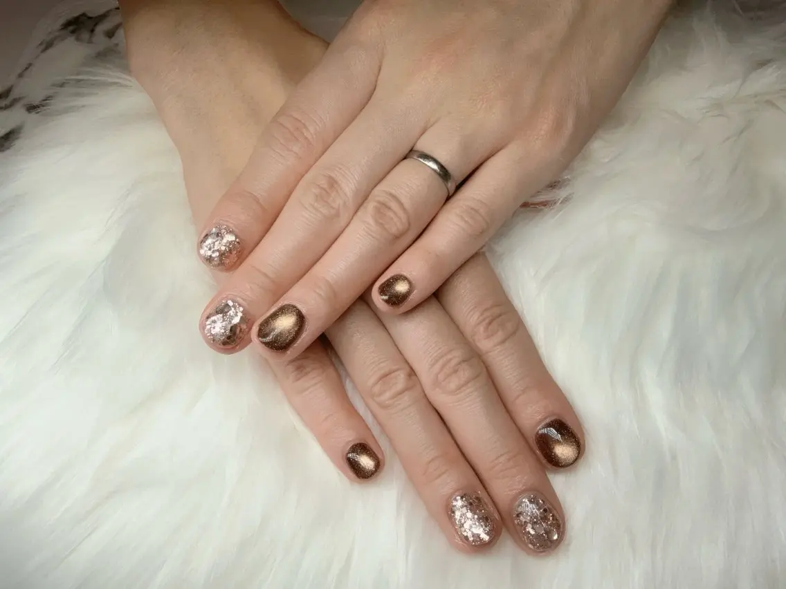 ネイル マグネットネイル ハンドネイル Anna Nailのネイルデザイン