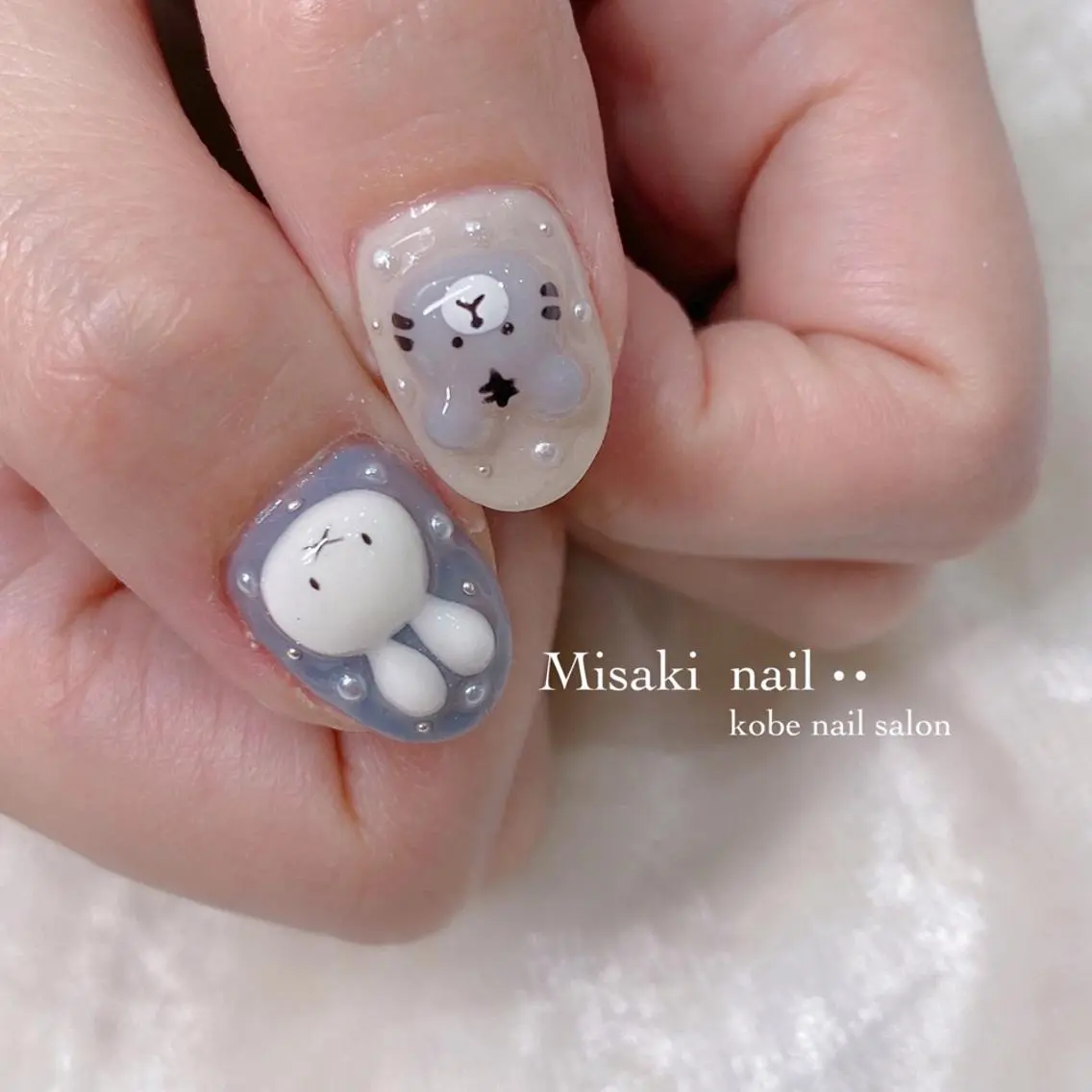 ネイル 韓国ネイル ワンホンネイル ハンドネイル nailsalon miinailsのネイルデザイン