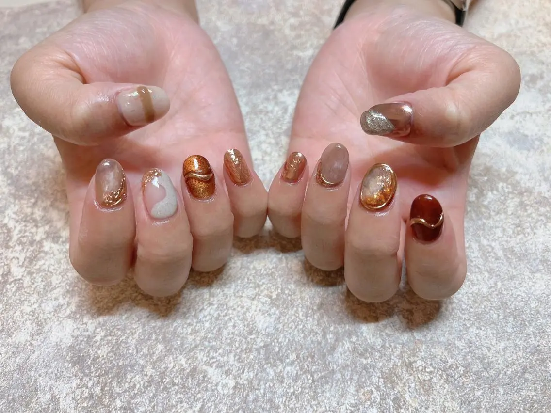 ネイル ハンドネイル LOVE NAIL 💕Sonoのネイルデザイン