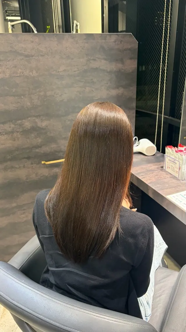 カラー 透明感カラー グレージュ オリーブグレージュ オリーブグレー ヘアカラー 森下 美穂のヘアスタイル