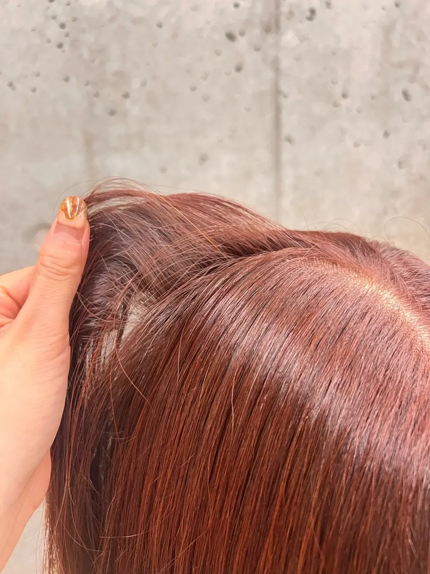 ロング カラー 長田 すみれ子のヘアスタイル