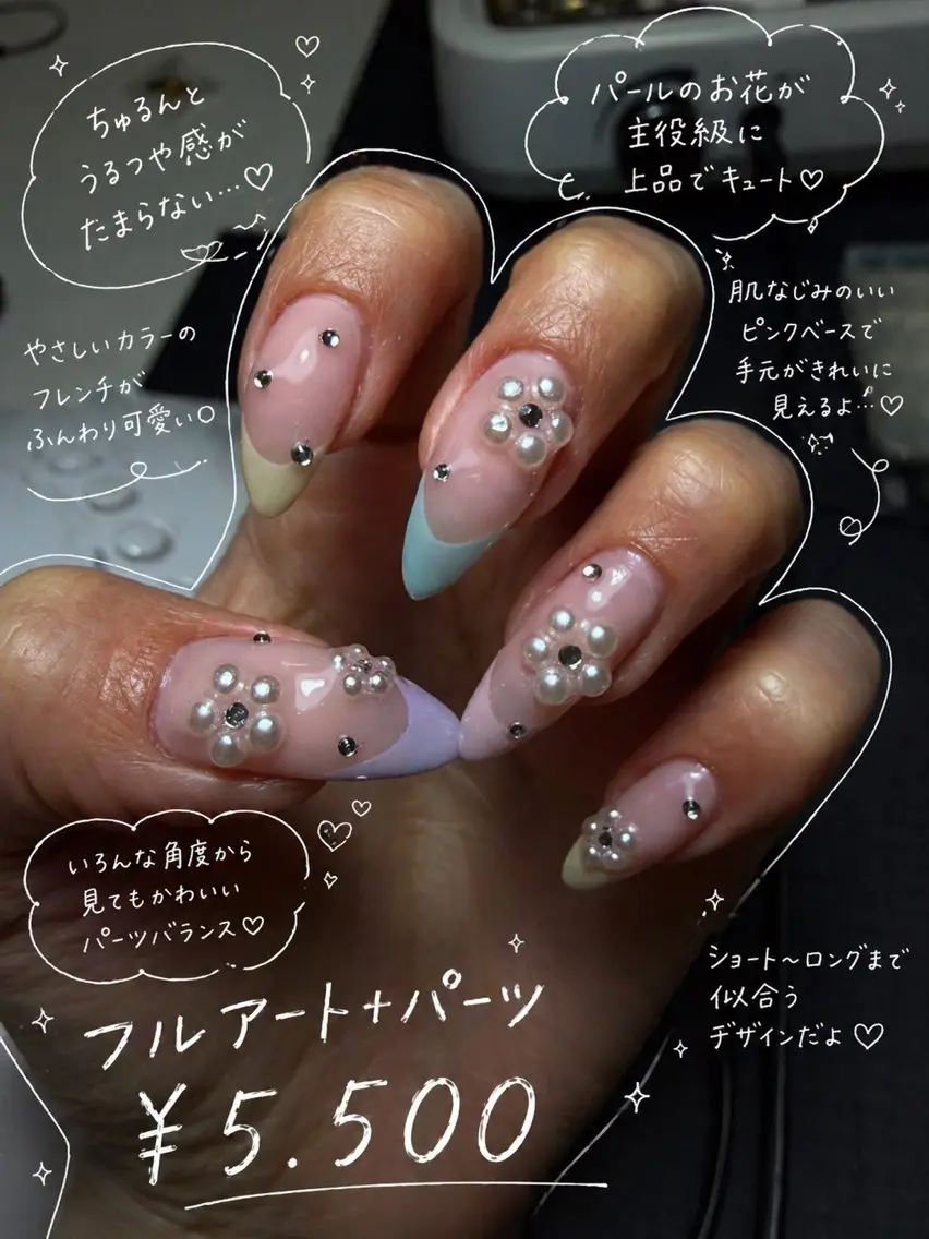 【hand】フルアート･持ち込みデザインの写真